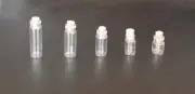 20pcssmall Glass Vials With Cork lid tiny Bottles Empty Clear jars Multiple size