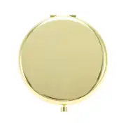 1 Pc Women Simple Small Circle Makeup Mirror for Travel Vacation