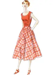 Vogue Misses' Vintage Wrap Dress Sewing Pattern Kit Code V1864 Sizes 8-10-12-...