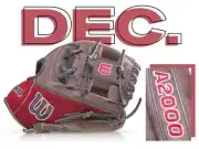 WILSON A2000 GLOVE OF THE MONTH DEC 2023 CUSTOM GOTM A2000 PF88 11.25 GLOVE