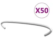 50pcs Set Gabion Hooks Galvanised Steel Heavy Duty Fencing Holder Spacer 15cm