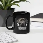 Team Labrador Retriever Dog Coffee Mug | Black Cup