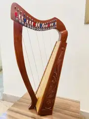 19 Strings Irish Harp Rosewood Musical Instruments Harp Free Strings Set Key Bag