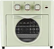 Air Fryer Toaster Oven Combo, Household Multi-Function Oven with 100-210℃ Temperature Control, 18L Large-Capacity Countertop Convection Electric Oven Grill with 3 Mechanical Knob Light Green