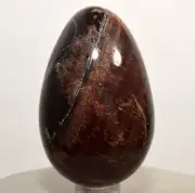2.4" 135g Deep Red Tiger Eye Egg Chatoyant Gemstone Crystal Mineral from Africa