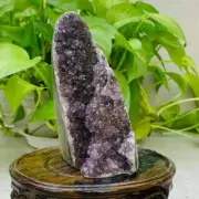 470g Natural Amethyst Geode Mineral Specimen Crystal Quartz Energy Decoration