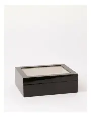 [Design Studio] Black 8 Compartment Watch Box