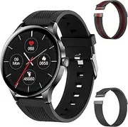 BOCLOUD Smartwatch Women Men, Smart Watch for iPhone Android Mobile Phone, IP68 Waterproof Smartwatch with Blood Oxygen/Heart Rate/Sleep Monitor, 1.45 Inch Rectangular Fitness Tracker with 20 Sports Modes