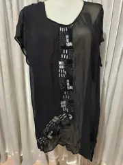 ts Taking Shape Tunic Size 24 Deluxe Going Platinum Style NWT