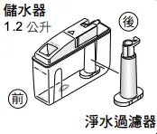 在飛比找樂天市場購物網優惠-panasonic 冰箱製冰給水槽 NR-E414VT等日本