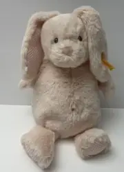 Steiff Bunny Rabbit Soft Cuddly Friend Belly Hase Floppy Eared Plush Stuffed 11"