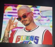 J Balvin Signed 8x10 Photo