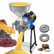 3000W Electric Mill Wet Dry Grinder Machine Corn Grain Rice Wheat Cereal Feed