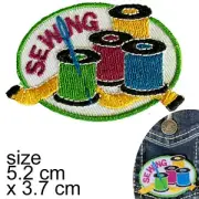 Sewing iron on patch craft sew handcraft hobby scout art stitch iron-on patches