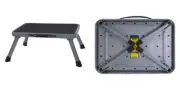Ollieroo Step Stool Portable Lightweight Folding Steel Ladder with Non...