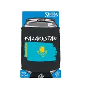 Kazakhstan Country Flag Nationality - Stubby Holder With Base