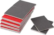 X AUTOHAUX 20 Pcs 3.94 x 2.95 Inch P180 Sanding Sponge Fine Sanding Pads Washable for Metal Wood Drywall Walls Stone Automotive Paint Plastic DIY 0.2 Inch