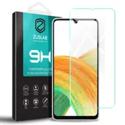 ZUSLAB Galaxy A33 5G Screen Protector, Tempered Glass Film 9H Hardness for Samsung - Clear