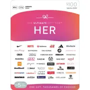 The Ultimate Gift for Her $100 Gift Card
