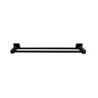 600Mm Double Towel Rail Bath Towel Holder Rack Towel Hook Stainless Steel Black