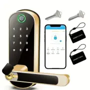 Fingerprint App Remote Control Keyless WIFI Digital Touchscreen Lock 2 IC Cards