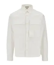 The Metropolis Series utility-pocket shirt GAUZE WHITE