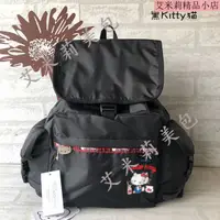 在飛比找蝦皮購物優惠-免運促銷 Lesportsac x Kitty 7839 黑