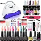 Gel Nail Art Kits - 120W/6w Nail LED Lamp Manicure Tools Accessories 1set Lots