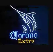 Corona Extra Swordfish Beer 20"x16" Neon Sign Lamp Bar Man Cave Garage Show