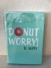 Donut Worry! Be Happy Lined Journal Book Diary