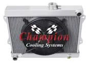 3 Row Aluminum Champion Radiator W/ 12" Fan for 1972 73 74 1975 Jensen Healey (for: Jensen)