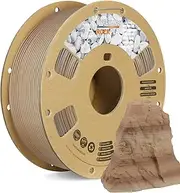 OVERTURE PLA Filament Rock PLA 1.75mm, Rock PLA Filament Roll 1kg Spool (2.2lbs), Dimensional Accuracy +/- 0.03mm, Fit Most FDM Printer(Sedimentary Rock)