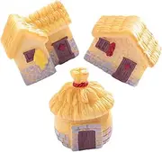 MUSISALY Rustic Thatched House Miniature Craft Kit Garden Decor Decoration Cottage Landscape Micro Landscape House