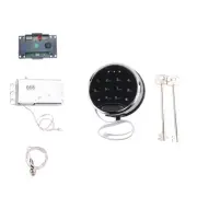 Electronic Lock Set Pad/Keypad with Solenoid Lock 2 Override Keys D4Y63175