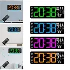 Digital Wall Clock Versatile LED Wall Clock for Kitchen Living Room Bedroom