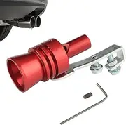 Car Turbo Sound Whistle - Exhaust Noise Enhancer Simulator Pipe Tip, Lightweight Aluminum Design | Bolt-On Muffler Attachment, Loud Turbo Engine Effect for Universals Tailpipe Car Vehicle Styling Use