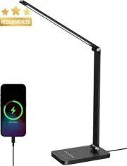 LED Desk Lamp 50 LEDs Touch Control 5 Light Modes Dimmable Eye-Care with Timer