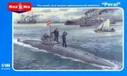 MikroMir Models 1/144 PERAL Spanish First Electric Battery Powered Submarine
