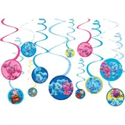 Blue's Clues Swirl Decorations (Pack of 12)