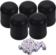 ibasenice Plastic Dice Cup Dice Game Cup Set for Party Bar Ktv Mini Random Style