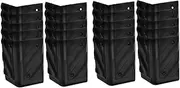 HONITANO Corner Guard Chassis for Audio Equipment 20pcs Plastic Corner Protectors Box Edge Protectors Furniture Edge Guards (black)