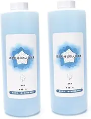 Floor Cleaning Fluid。Blue Wind Chime Scent, 1L(33.8fl Oz). Compatible For DEEBOT T30 Pro Omni/T30S COMBO/T30S。Floor Cleaning Solutions(1L 2pcs)