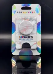 Authentic Popsocket PopWallet+ “ Rose Gold Lutz Marble ” Card Holder/Popsocket.
