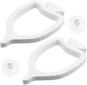 DRESSOOS 2pcs Fish Feeding Movable Floating Feeder for Fish Tanks Easy to Install Creative Feeding for Turtles