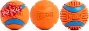 Dog Fetch Ball Medley, Medium, 3 Pack, Ultra, Rugged Balls Included