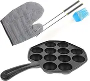 Alipis Elevate Your Cooking Game Octopus Dumpling Hot Pot Pan Grill Octopus Maker Mold Egg Tray Grill Plate 4cm Diameter