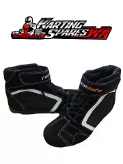 SIZE EU38 USA5 UK4 GO KART RACE BOOTS BLACK RACEMATE