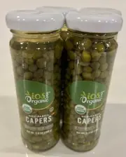 IOS Organic Non-Pareil Capers 3.5 Oz X 4 Pcs