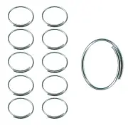 Easy Key Give-A-Way Key Ring, 1" Diameter, 1000 per Pack (7591000), Silver