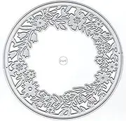 DzIxY Beautiful Flowers Round Metal Cutting Dies for Card Making Kit Embossing Paper Die Cuts Scrapbook Machine Stencils Storage Pockets Supplies